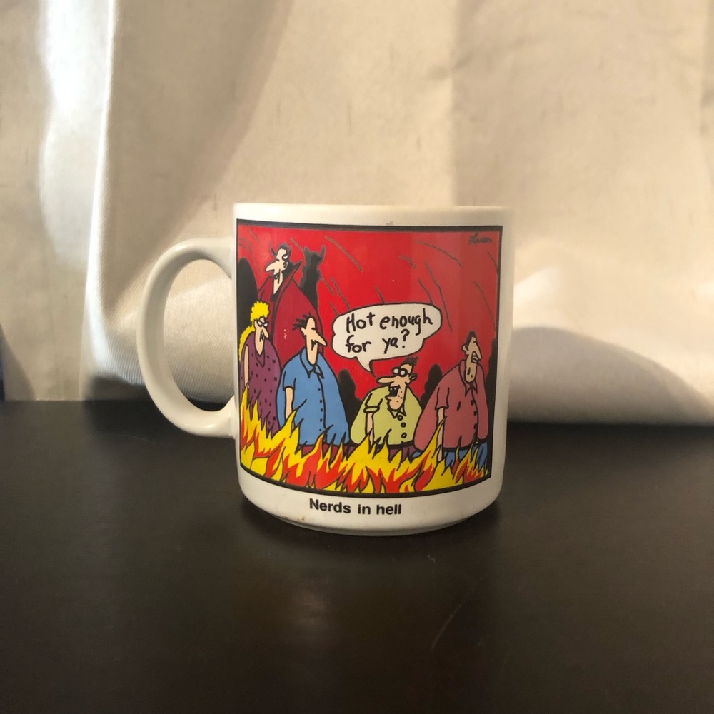 Vintage 1987 The Far Side Gary Larson Comic Mug